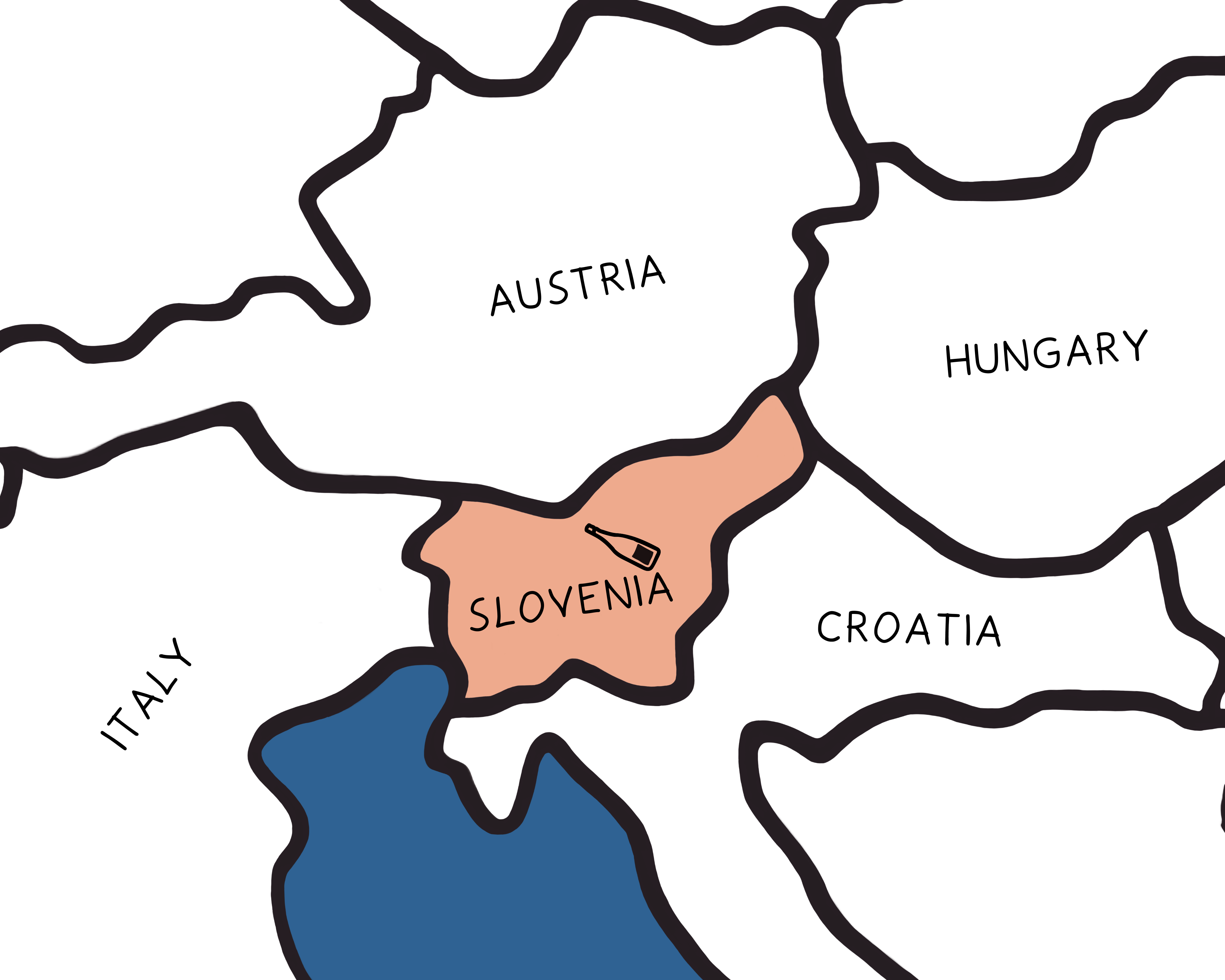 Out of Office White Blend Wine Map