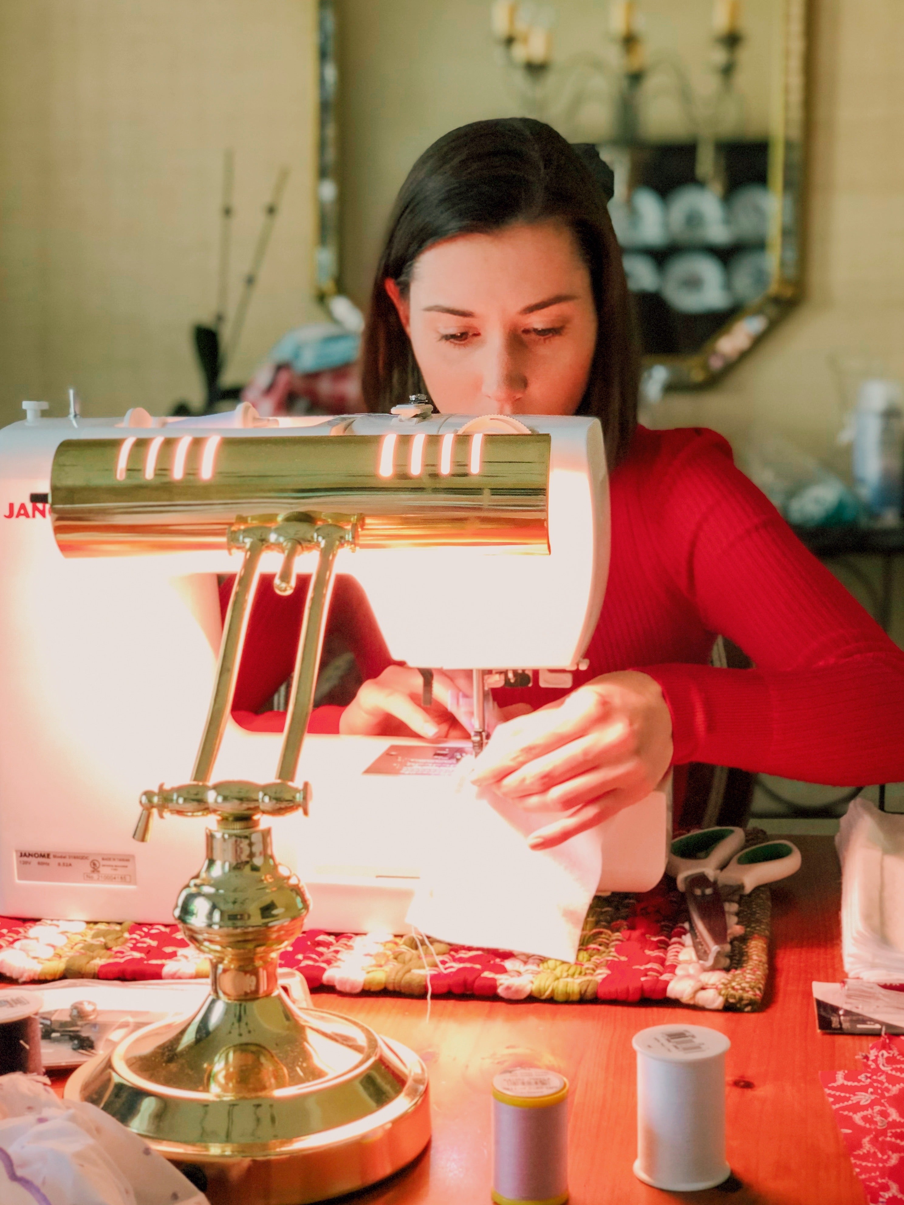 Sarah Mack Offline Wine Sewing