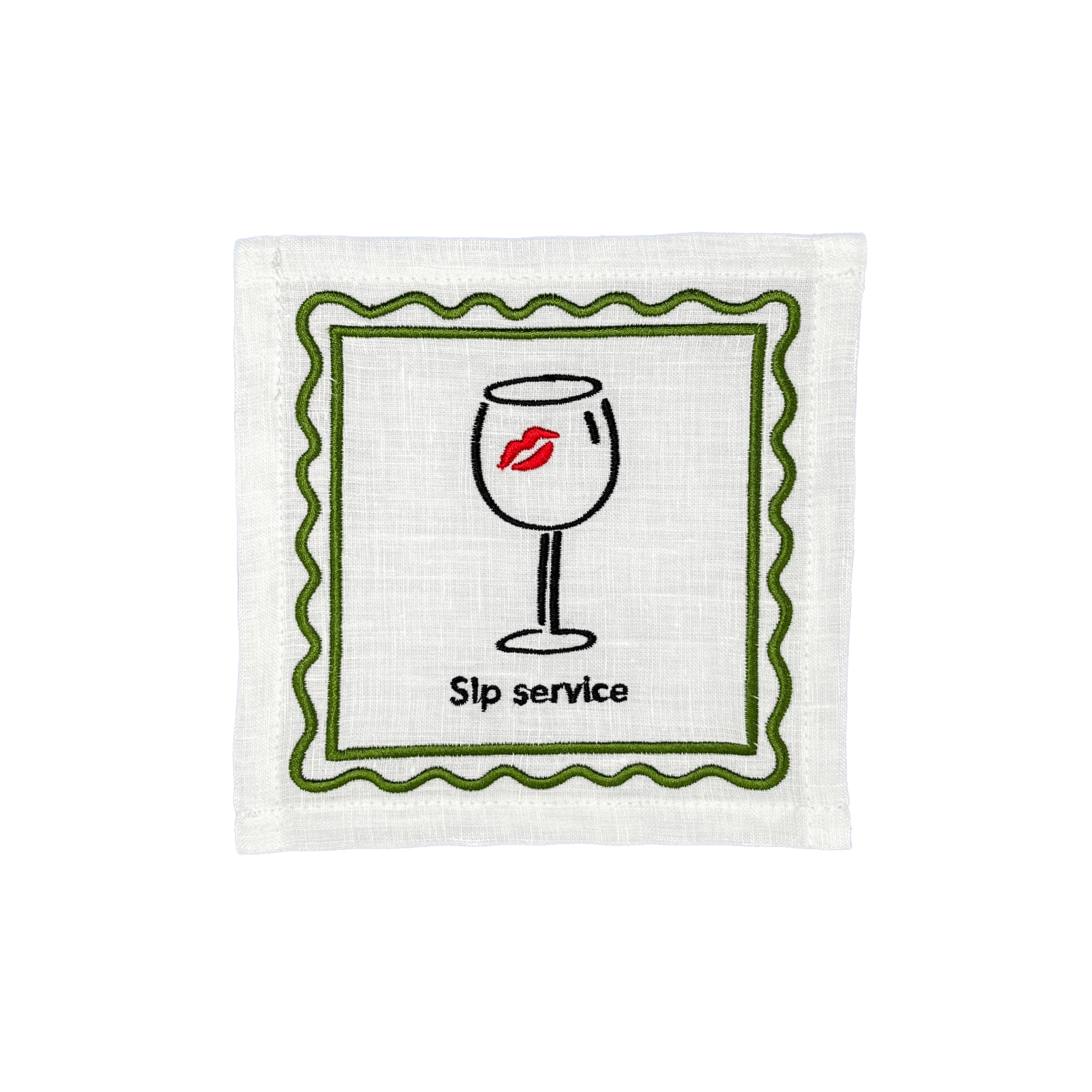 Sip Service Linen Cocktail Napkin