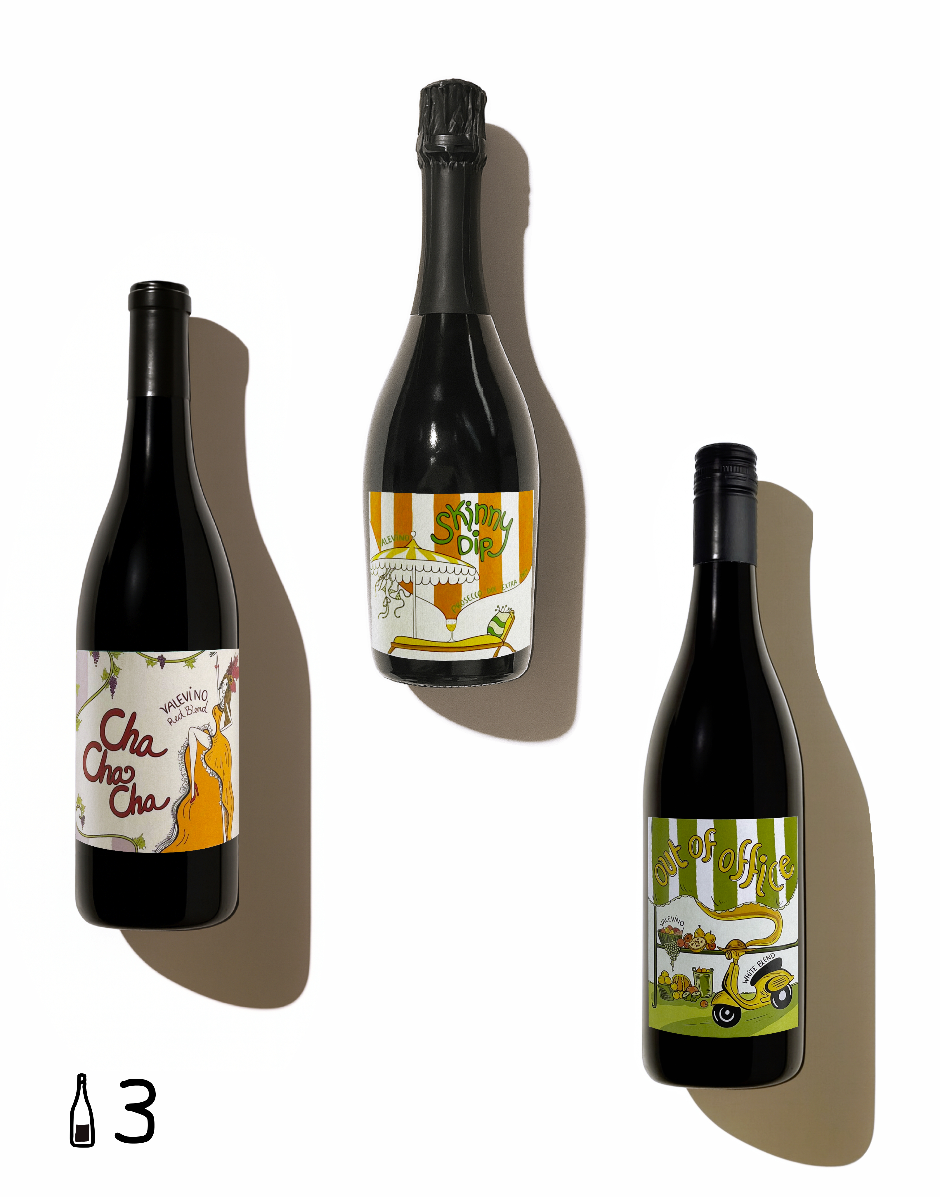 Offline Wine Tasting Trio Featuring Italian and Slovenian Wines