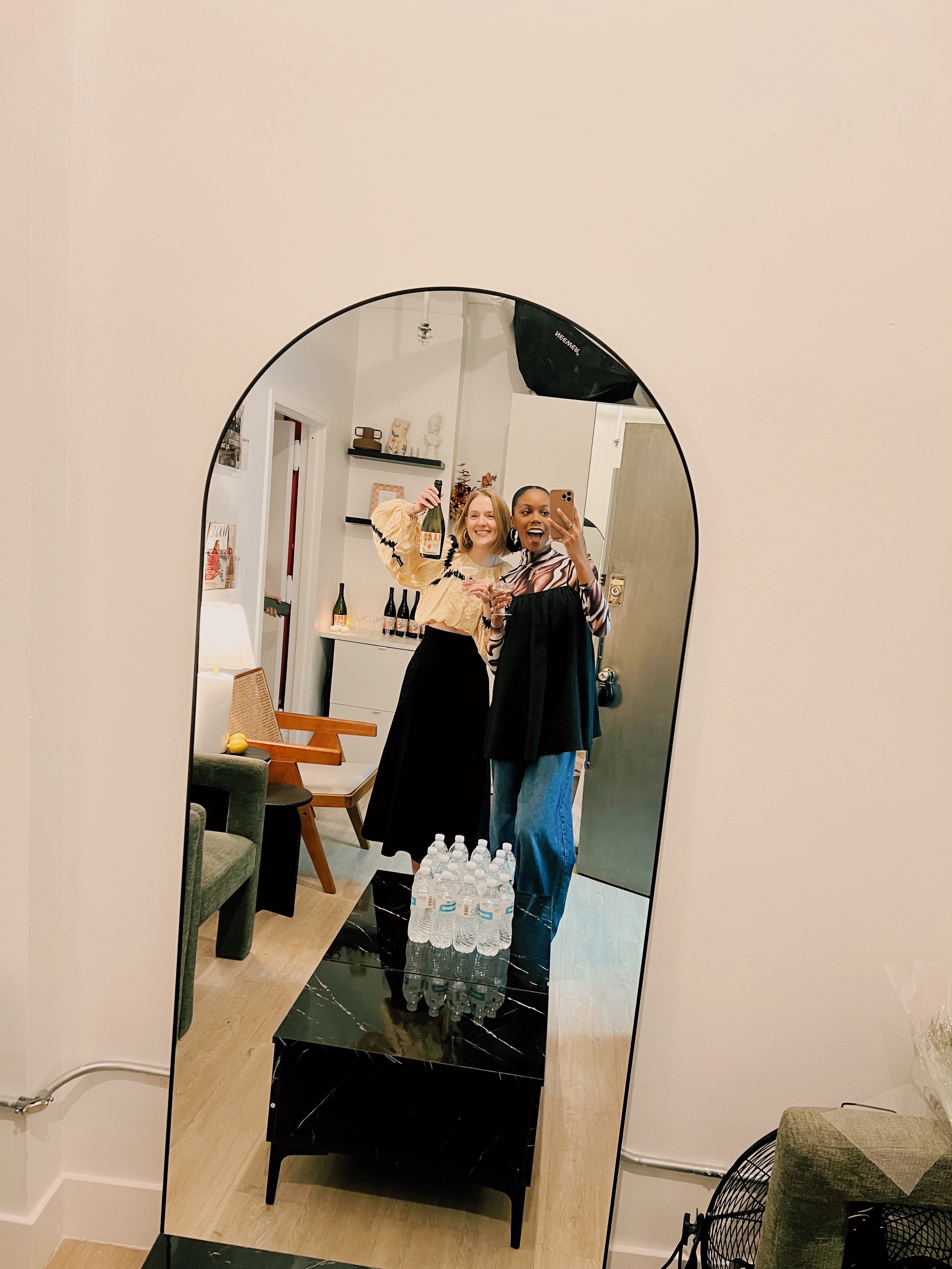 Skinny Dip Prosecco Mirror Selfie NYC Style Shutter Studios